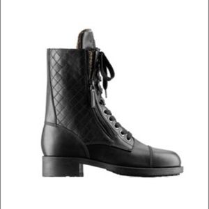 Chanel Combat Boots